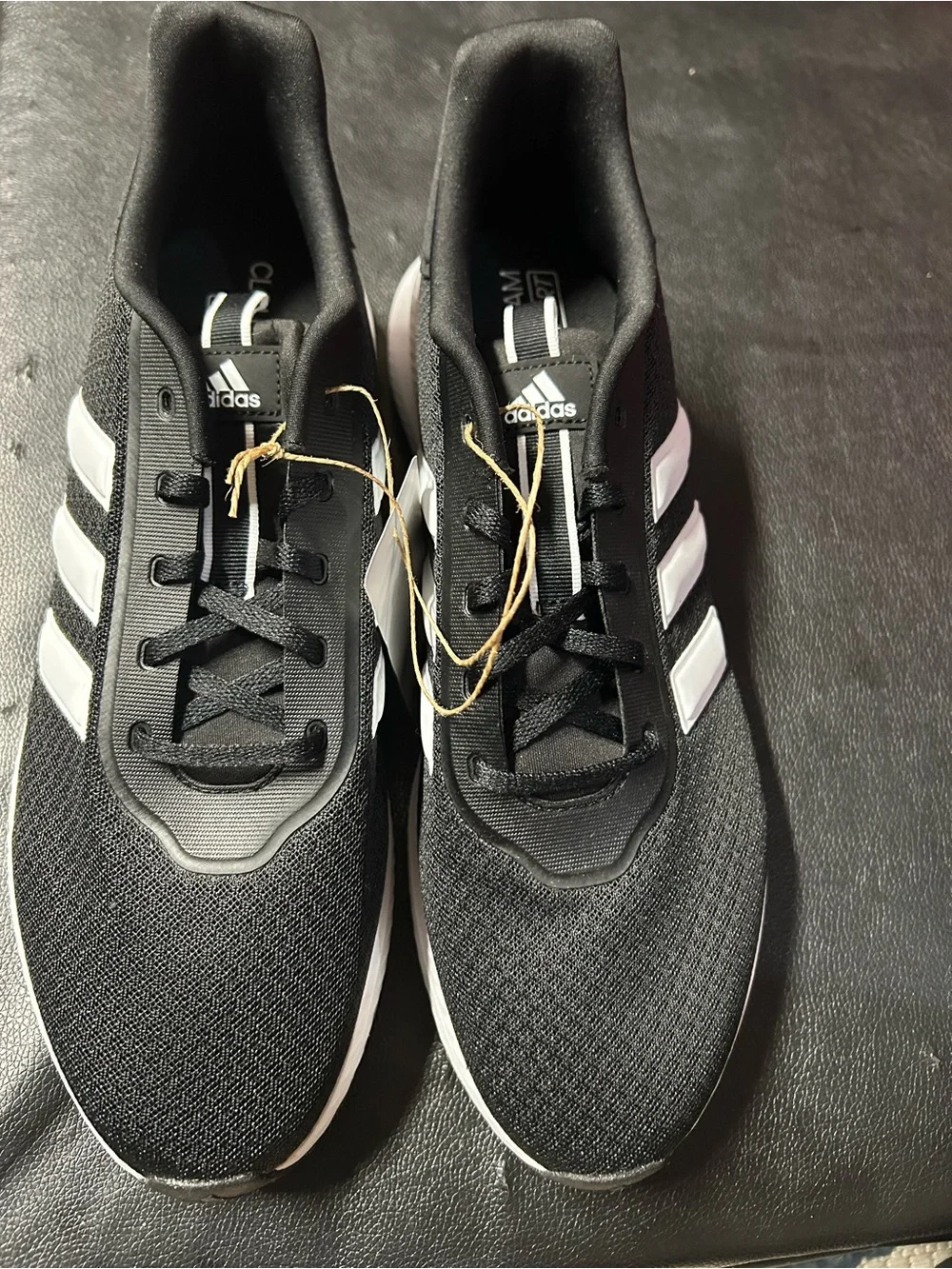 adidas Black and White Running Sneakers